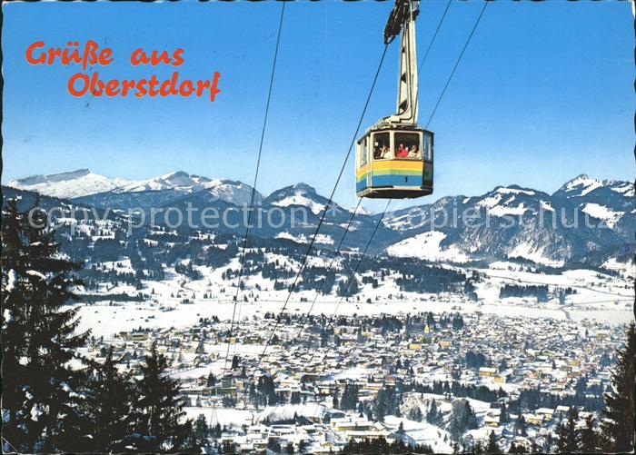 Oberstdorf Nebelhornbahn Heilklimatischer Kurort Wintersportplatz Alpenpanorama