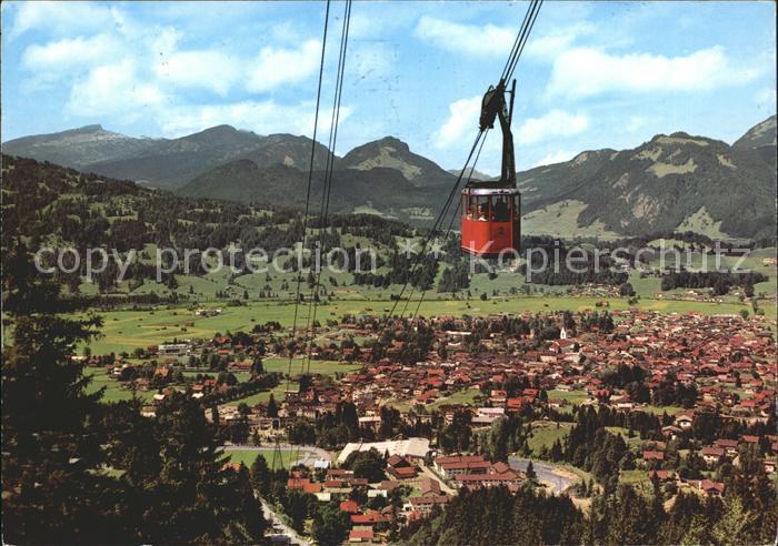 Oberstdorf Nebelhornbahn Heilklimatischer Kurort Wintersportplatz Allgaeuer Alpe
