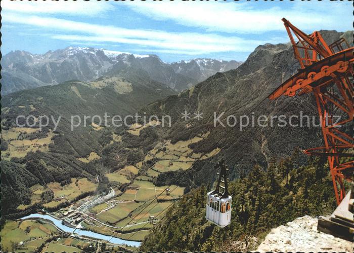 Werfen Salzburg Eisriesenwelt Seilbahn Talblick Alpenpanorama