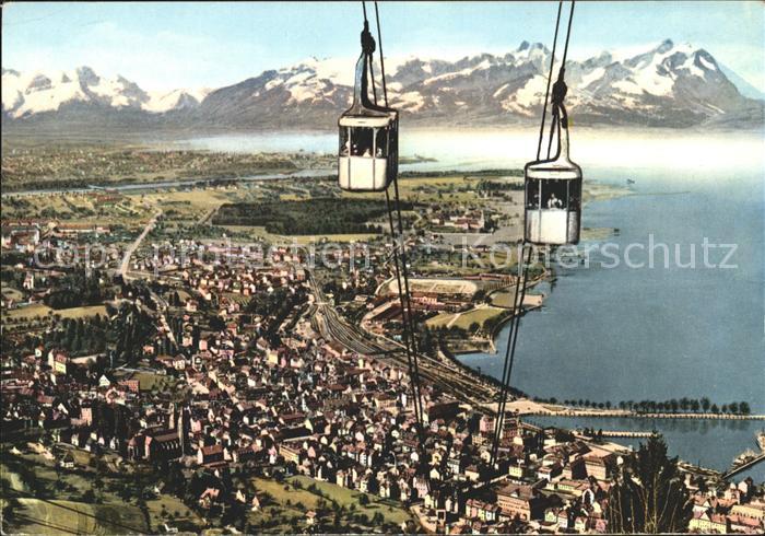 Bregenz Vorarlberg Pfaenderbahn Bergbahn Bodensee Alpenpanorama