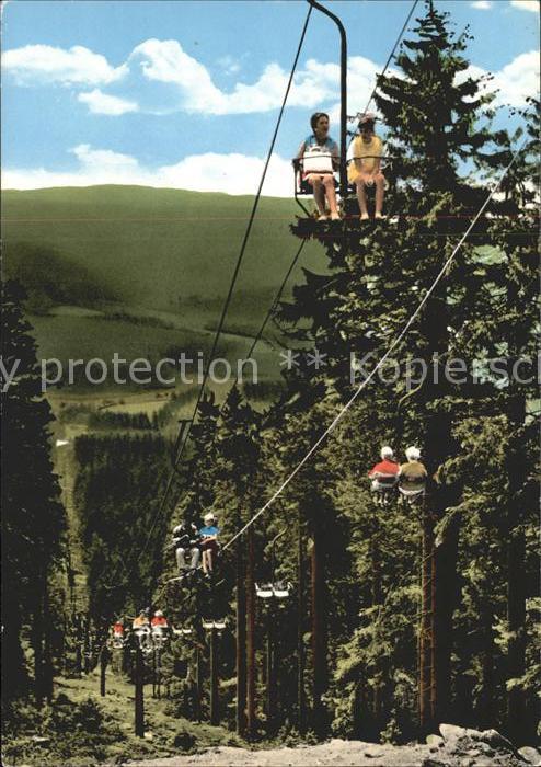 Fleckl Seilschwebebahn zum Ochsenkopf Fichtelgebirge