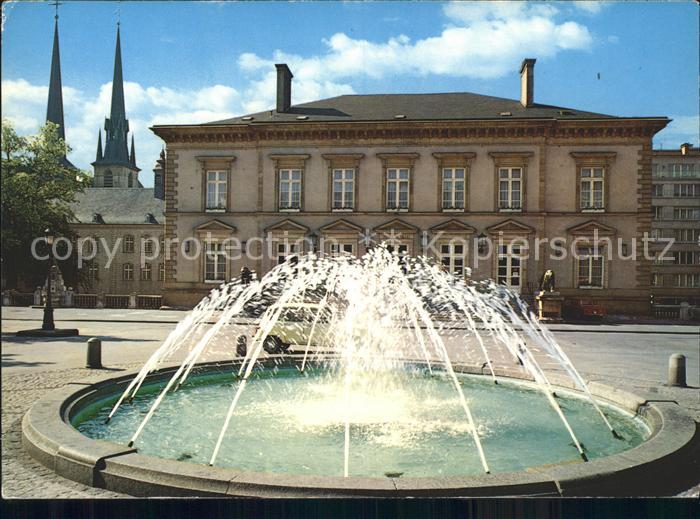 Luxembourg Luxembourg Hotel de Ville Fontaine