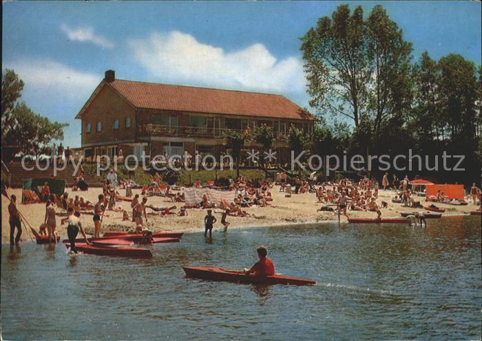 Nunspeet Recreatiecentrum Jachthaven Het Plashuis Strand Kanu