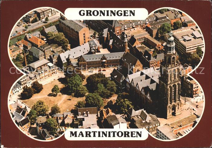 Groningen Martinitoren Fliegeraufnahme