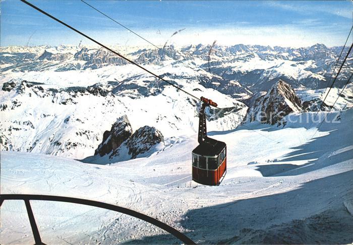 Val Badia Funivia della Marmolada Dolomiti Bergbahn Wintersportplatz
