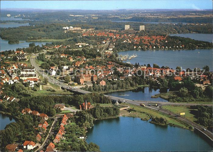 Ploen See Seenlandschaft Holsteinische Schweiz Fliegeraufnahme