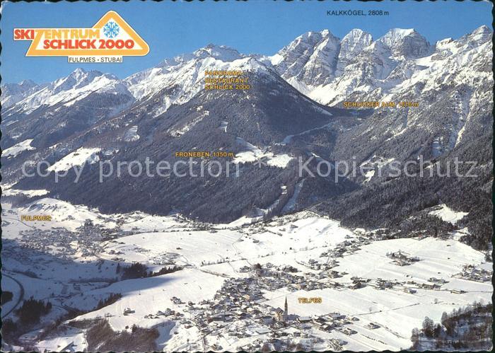 Fulpmes Tirol Skizentrum Schlick 2000 Panorama Restaurant am Kreuzjoch Stubaier