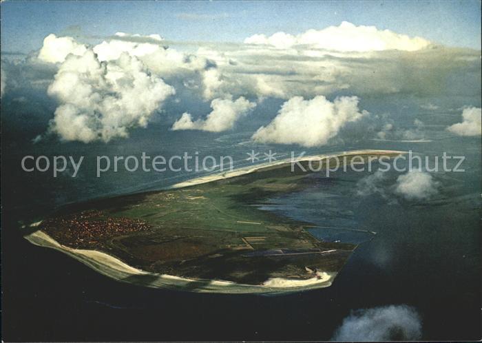 Langeoog Nordseebad Fliegeraufnahme Insel