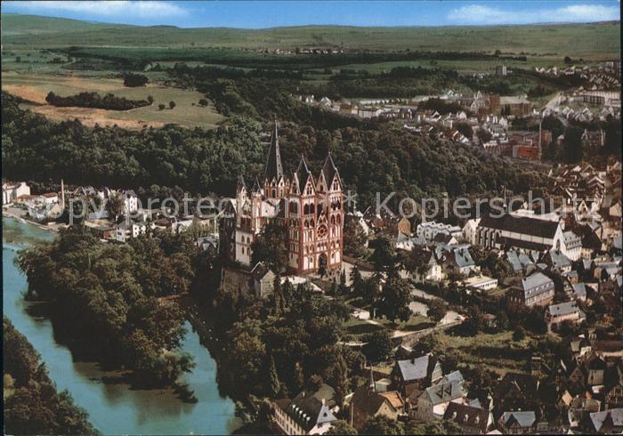 Limburg Lahn Blick zum Dom Fliegeraufnahme