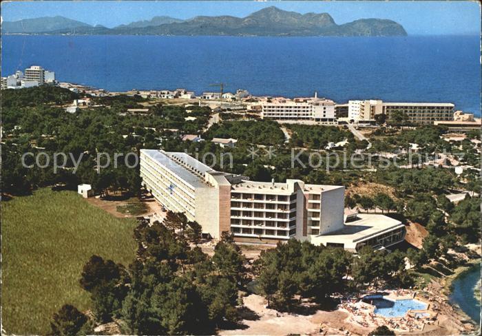 Can Picafort Mallorca Hotel Exagon Fliegeraufnahme