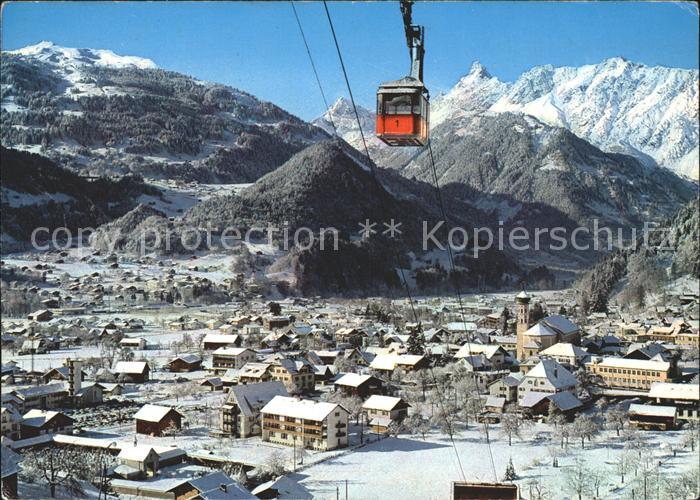 Schruns Vorarlberg Hochjochbahn Seilbahn Tschagguns Golm Zimba Wintersportplatz
