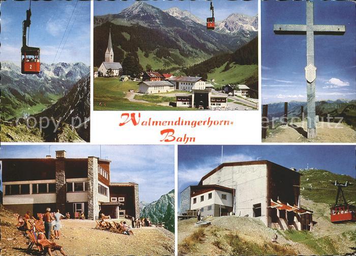 Mittelberg Kleinwalsertal Walmendingerhornbahn Bergbahn Gipfelkreuz Bergrestaura