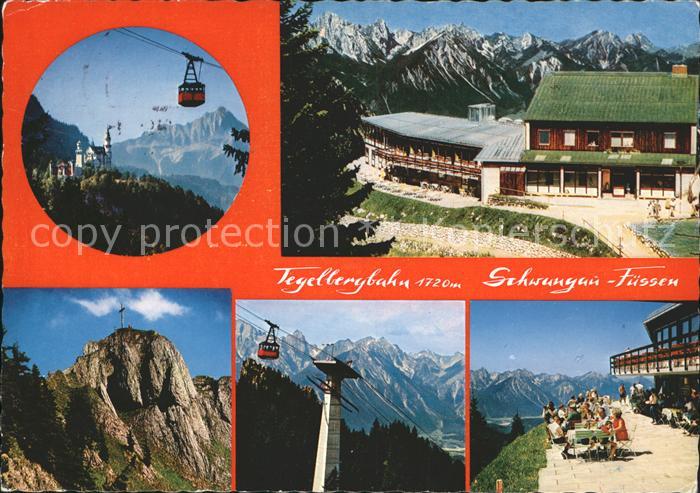 Schwangau Tegelbergbahn Bergrestaurant Alpenpanorama Schloss Neuschwanstein
