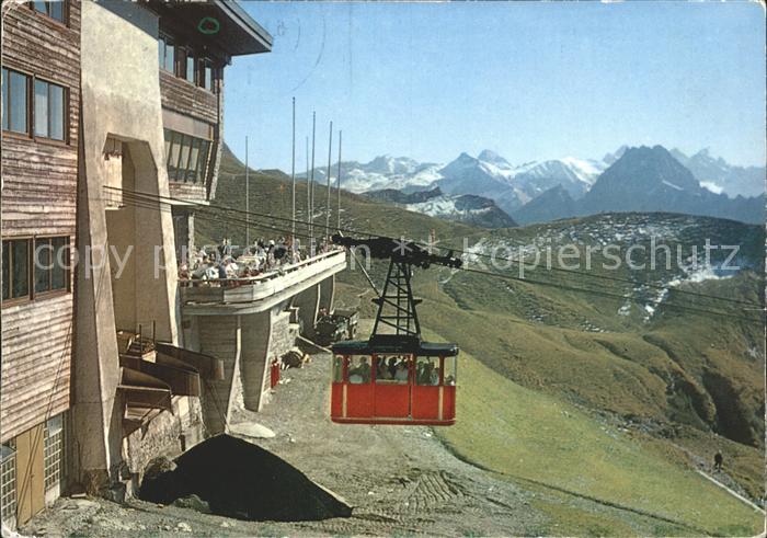 Oberstdorf Nebelhorn Bergstation Seilbahn Alpenpanorama