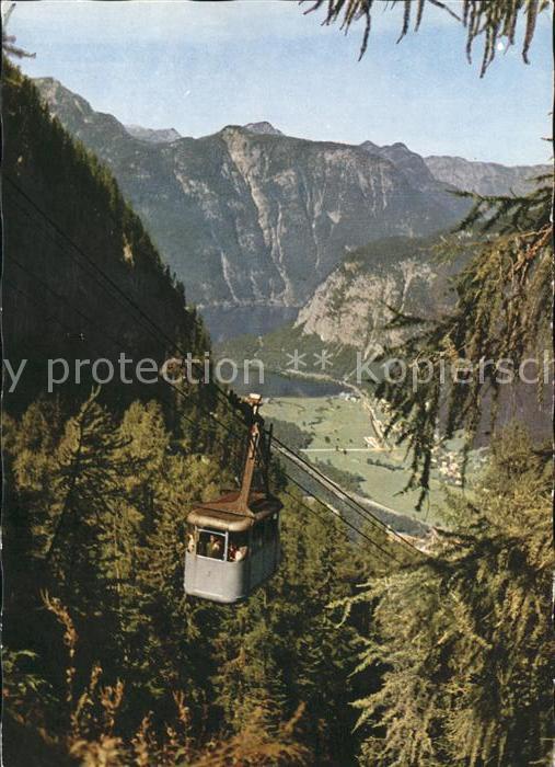 Obertraun Dachsteinseilbahn Hallstaetter See Alpenpanorama