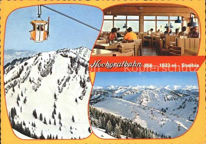 Steibis Oberstaufen Bayern Hochgratbahn Bergbahn Bergrestaurant Alpenpanorama