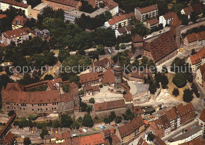 NueRNBERG CITY Kaiserburg Fliegeraufnahme