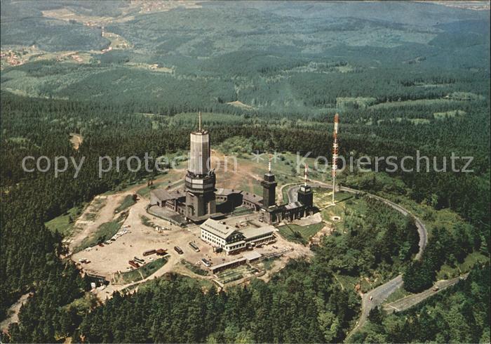 Grosser Feldberg Taunus Sender Fliegeraufnahme