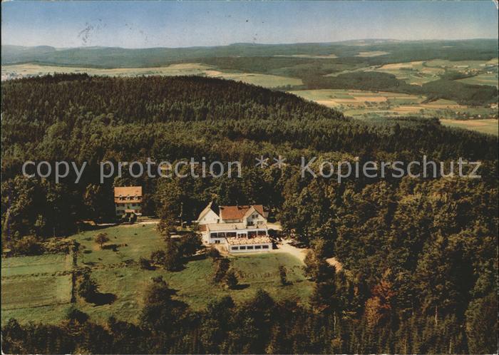 Sensbachtal Gasthof Hoehenpension Reussenkreuz Fliegeraufnahme