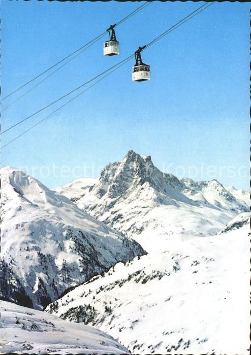St Anton Arlberg Valluga Bergbahn mit Patteriol Wintersportplatz
