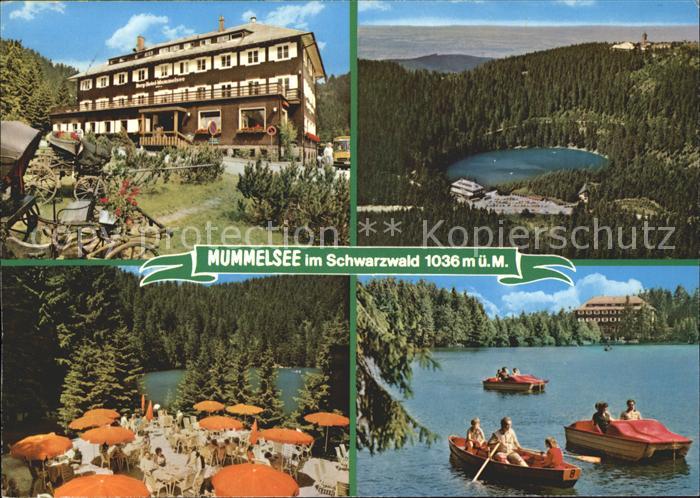 Mummelsee Berghotel Boote