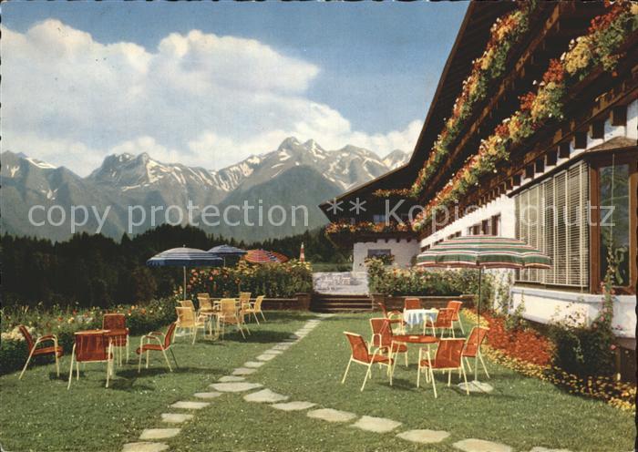 Sonthofen Oberallgaeu Berghof Alpe Eck