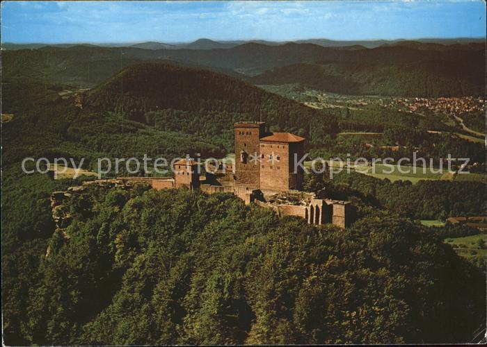 Annweiler Trifels Fliegeraufnahme Burg Trifels