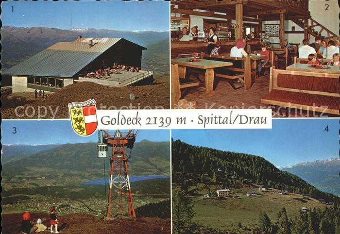 Doebriach Millstaettersee Goldeck Spittal Goldeckbahn Krendlmarbecken