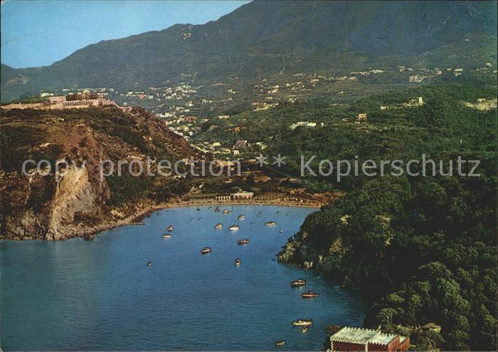 Lacco Ameno Strand S Montano Fliegeraufnahme