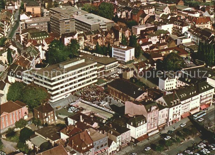 Siegburg Fliegeraufnahme Rathaus Krankenhaus