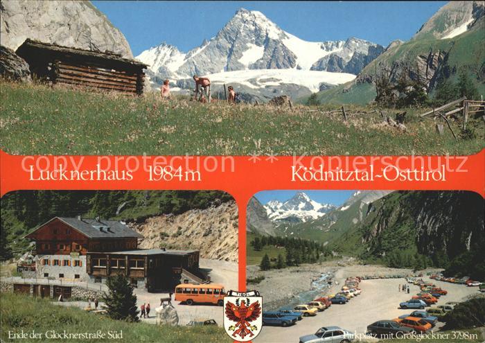 Kals Grossglockner Lucknerhaus Koednitztal Parkplatz
