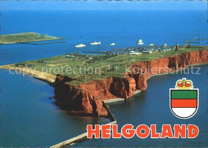 HELGOLAND Insel Schleswig-Holstein Fliegeraufnahme