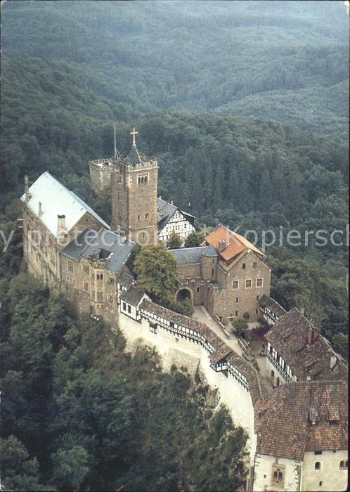 Wartburg Eisenach Fliegeraufnahme