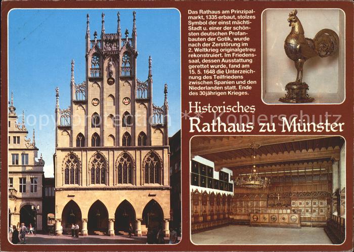 Muenster Westfalen Historisches Rathaus