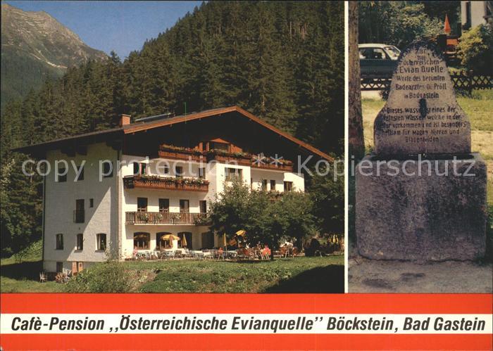 Boeckstein Cafe Pension oesterreichische Evianquelle