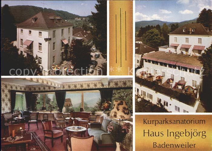 BADENWEILER BW Kurparksanatorium Haus Ingebjoerg