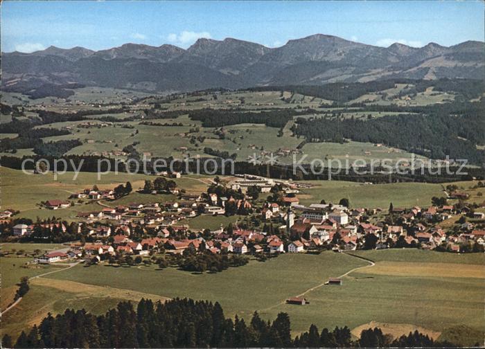 Scheidegg Allgaeu Fliegeraufnahme