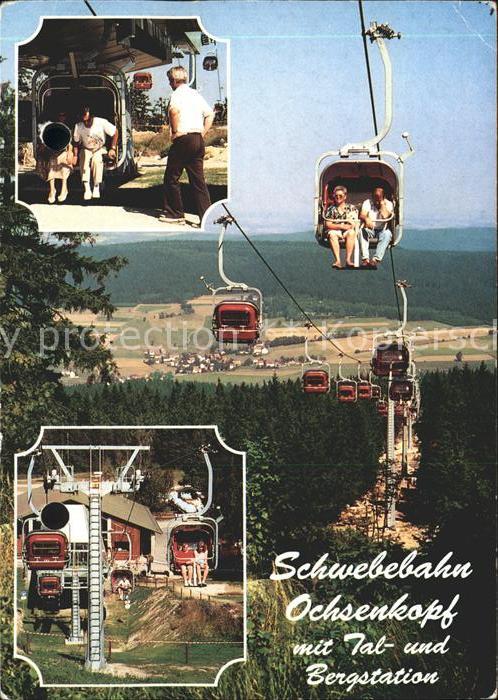 Ochsenkopf Schwebebahn Tal- Bergstation