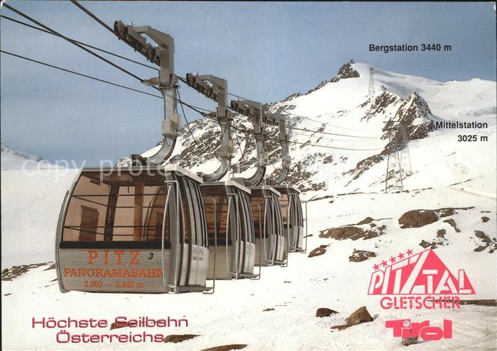 Pitztal Seilbahn Bergstation Mittelstation