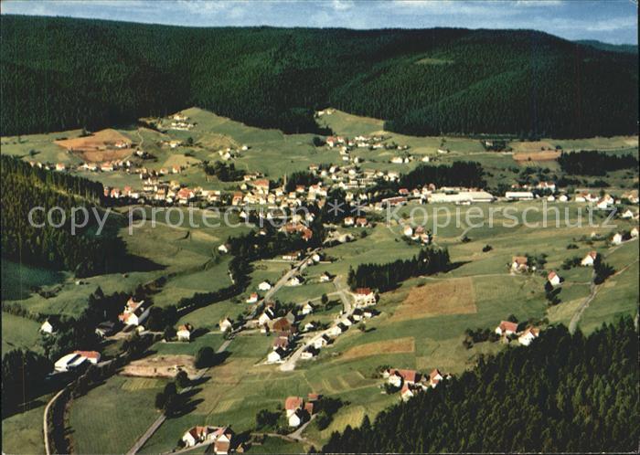 Baiersbronn Schwarzwald Mitteltal Fliegeraufnahme