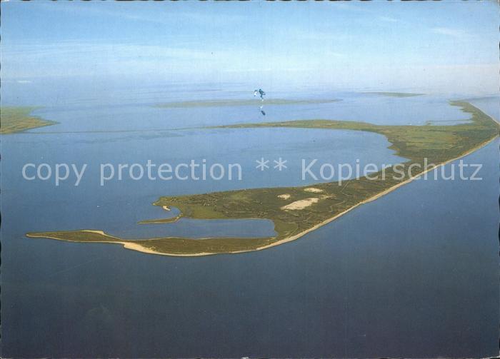 Insel Sylt Fliegeraufnahme Insel Amrum Foehr Festland