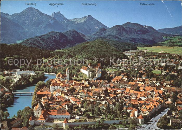 Fuessen Allgaeu Rossberg Aggenstein Breitenberg Falkenstein