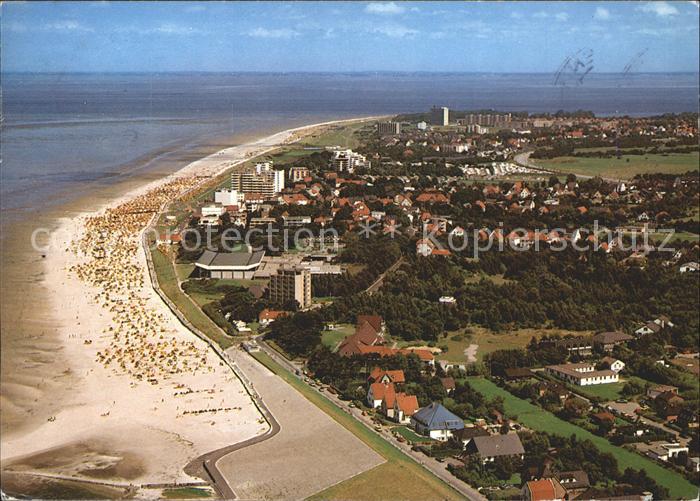 Duhnen Nordsee Fliegeraufnahme