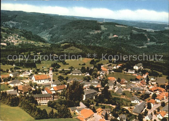 Hoechenschwand Schwarzwald BW Fliegeraufnahme
