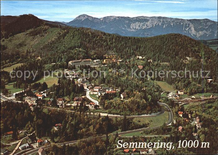 Semmering Niederoesterreich Raxalpe Fliegeraufnahme
