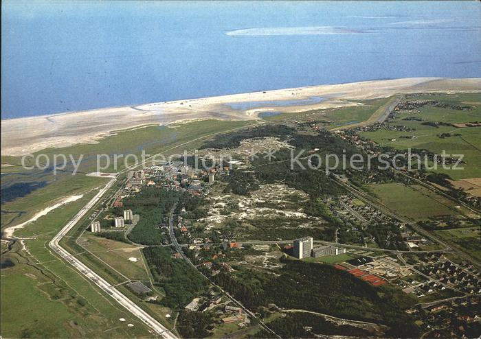 St Peter-Ording Fliegeraufnahme Nordseeheil Schwefelbad