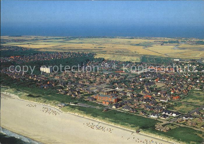 Westerland Sylt Fliegeraufnahme