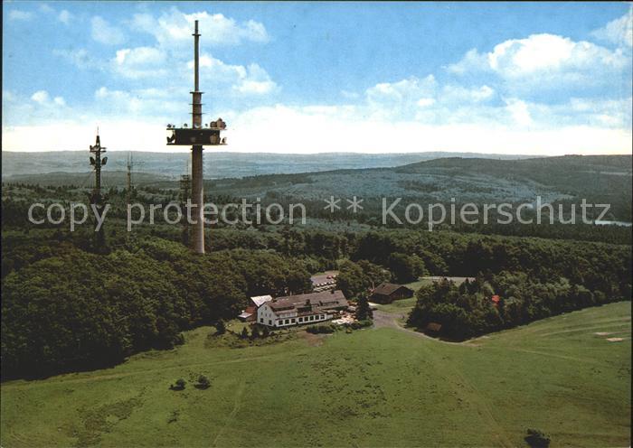 Hoherodskopf Berggasthof Sendetuerme Naturpark Hoher Vogelsberg