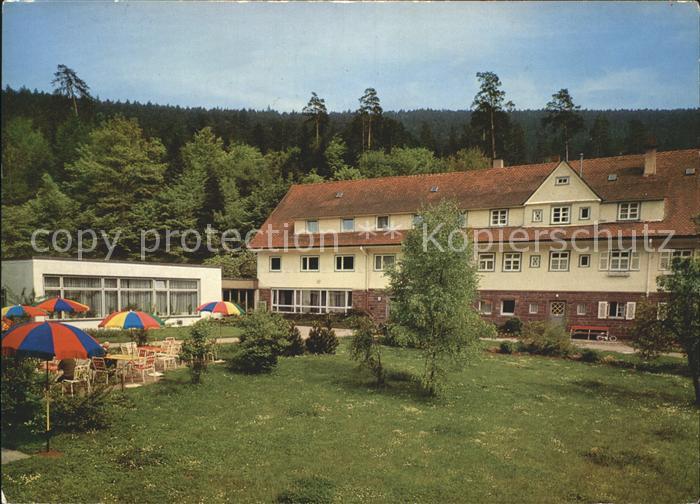 Monbach-Neuhausen Enzkreis Ferien- Tagungsstaette Monbachtal Kurhaus Hauptgebaeu