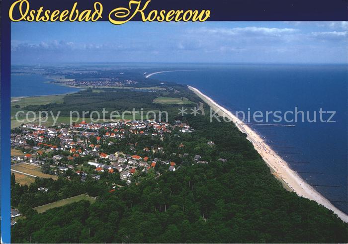Koserow Ostseebad Usedom Fliegeraufnahme Insel Usedom